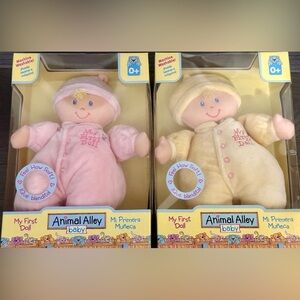Animal Alley Baby Doll Set - Pink and yellow